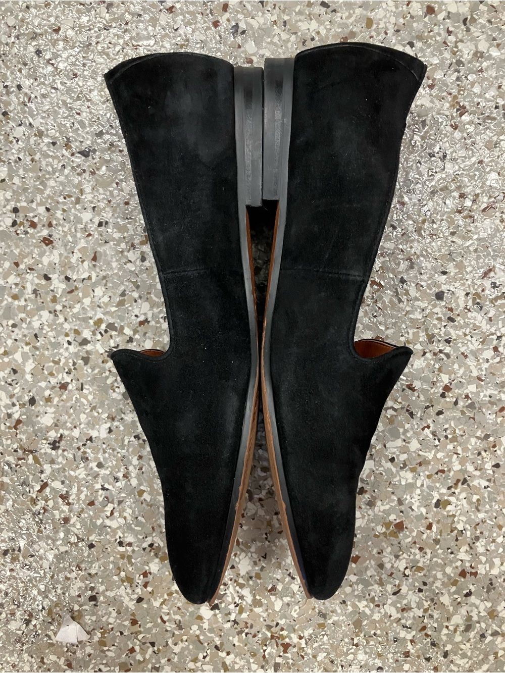 Vionic Willa Black Suede Slip-on Loafer (8.5) - Picture 8 of 10